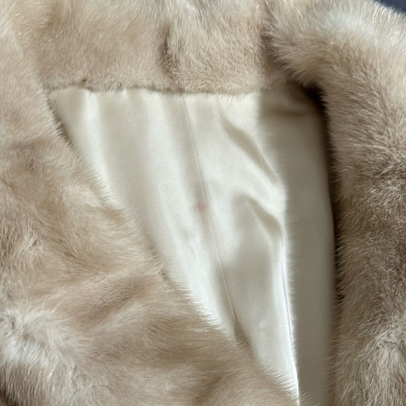 VINTAGE Fur Coat STUNNING Luxurious 3/4 Soft Size M Cocktail Party Winter Warm - Picture 14 of 15
